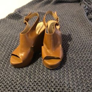 I.N.C brown wedges